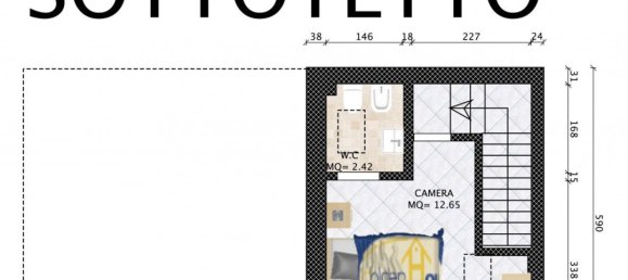 3 rooms Apartment in Argenta, Italy No. 276702 15