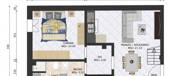 3 rooms Apartment in Argenta, Italy No. 276702 14