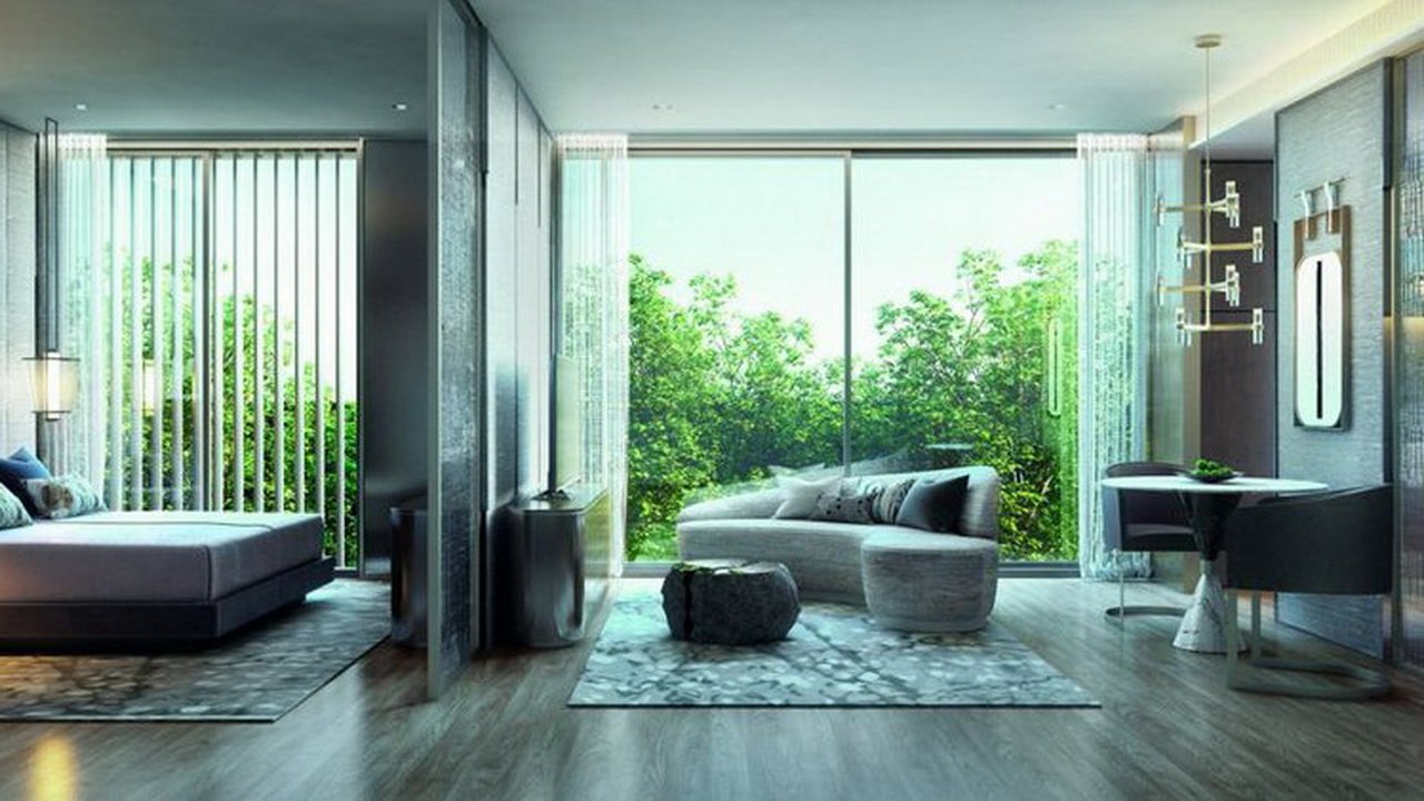 Кондоминиум  с 2 спальнями в Chalermnit Art de Maison, Пляж Рейли, Таиланд № 30300