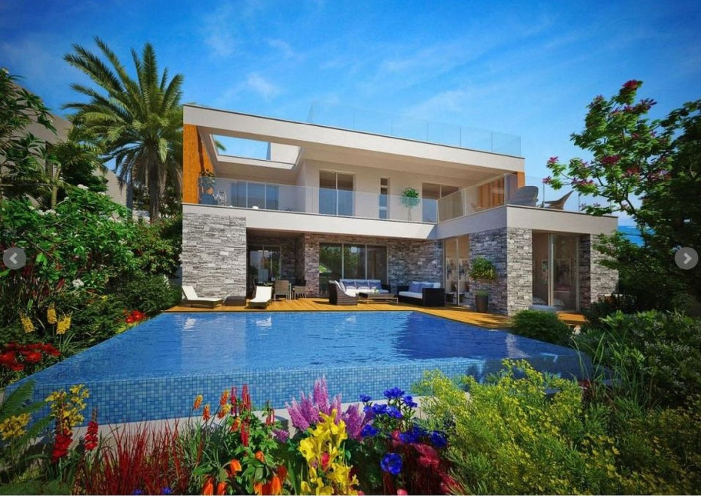 Villa T5 em Kouklia, Cyprus N.º 31769