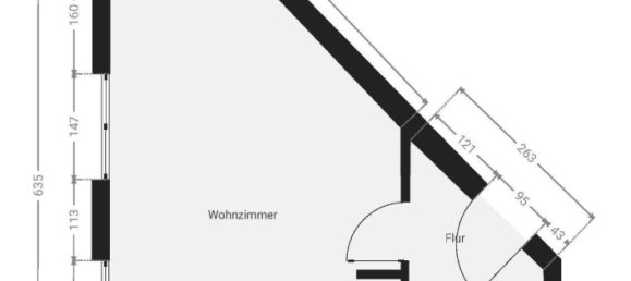 Квартира с 1 спальней в Coswig, Германия № 264229 3