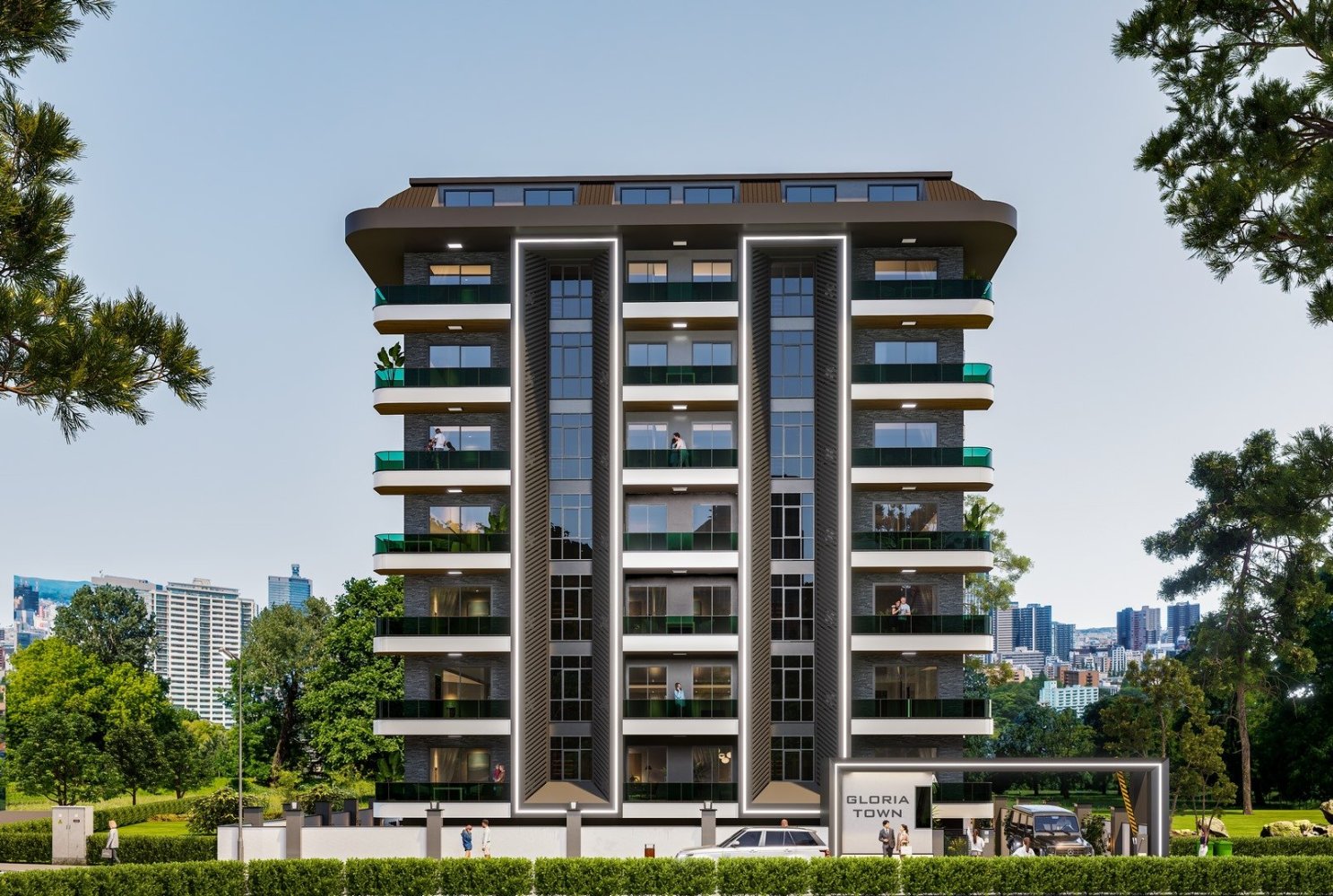 Wohnung 3+1 in Alanya, Turkey, Nr. 20729