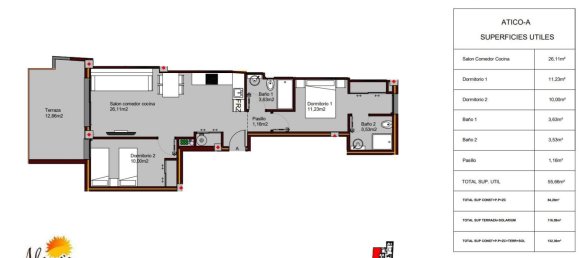 2 bedrooms Penthouse in Torrevieja, Spain No. 9288 16