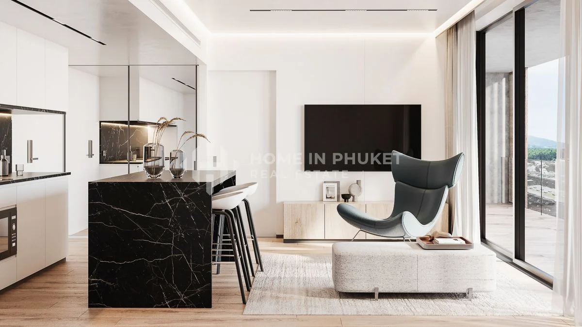 Кондоминиум  с 2 спальнями в Раваи, Таиланд № 60778