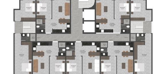 2 rooms Apartment in Oba, Turkey No. 9651 11