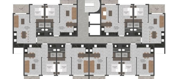 2 rooms Apartment in Oba, Turkey No. 9651 12