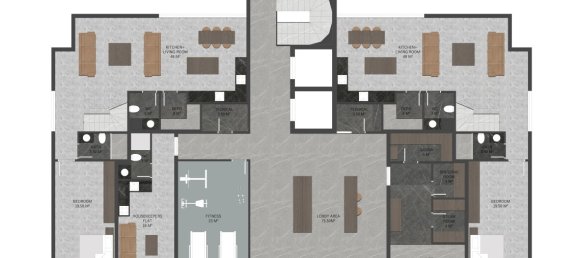 2 rooms Apartment in Oba, Turkey No. 9651 10