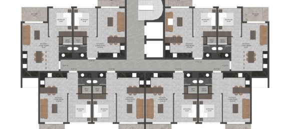 2 rooms Apartment in Oba, Turkey No. 9651 13