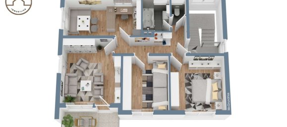 4 غرف نوم تاون هاوس في Heidenheim, Germany رقم 219581 28