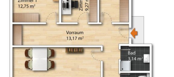 Apartamento de 4 divisões em Penzing, Austria N.º 130411 11