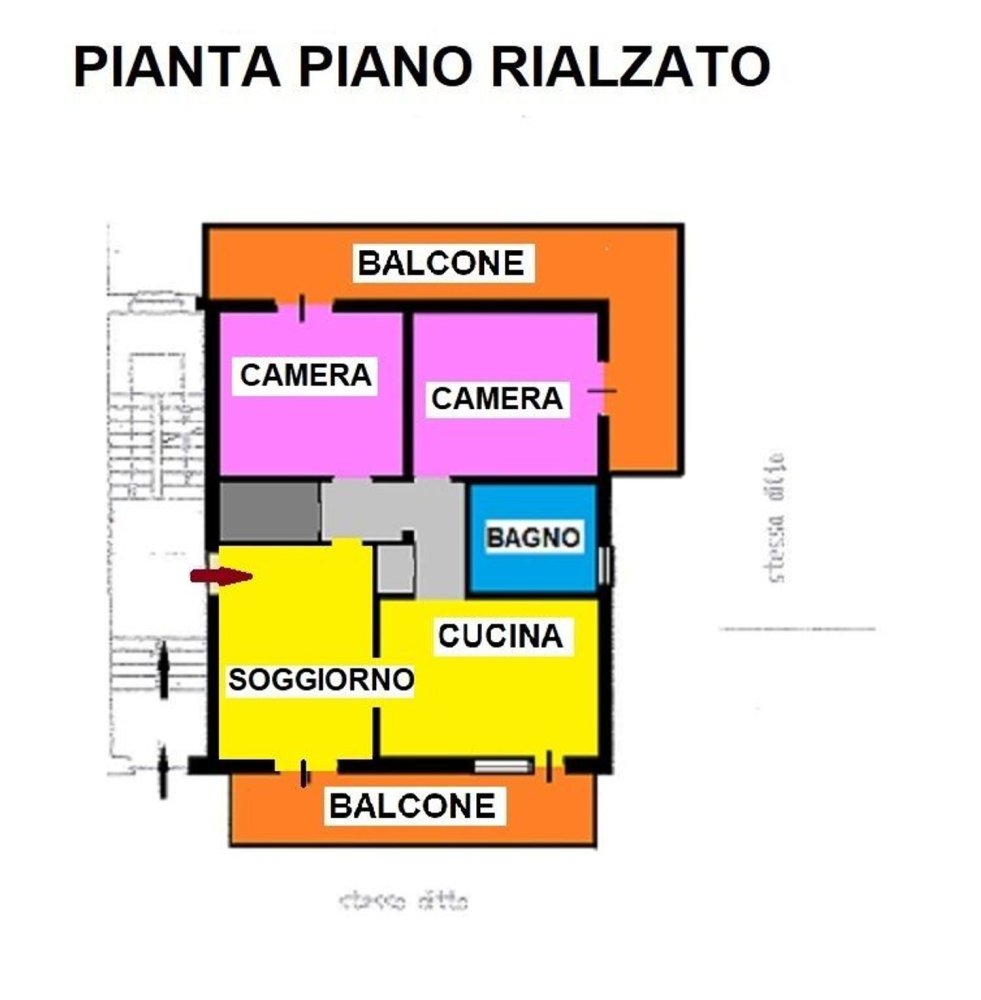4 rooms Apartment in Fossano, Italy No. 117972