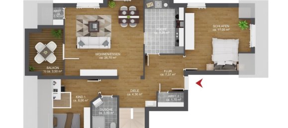 5غرفة منزل ذو طابقين في Heilbronn, Germany رقم 53030 12