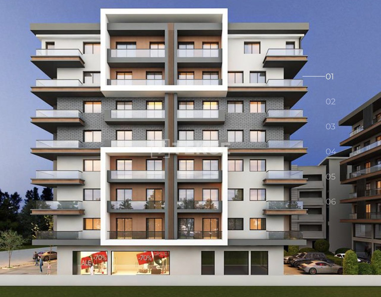 Apartment 4+2 in Izmir, Turkey No. 87423