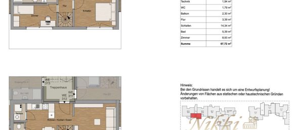 Пентхаус с 2 спальнями в Мюнхен, Германия № 319366 11