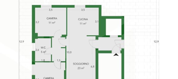 3 rooms Penthouse in Bari, Italy No. 17093 50