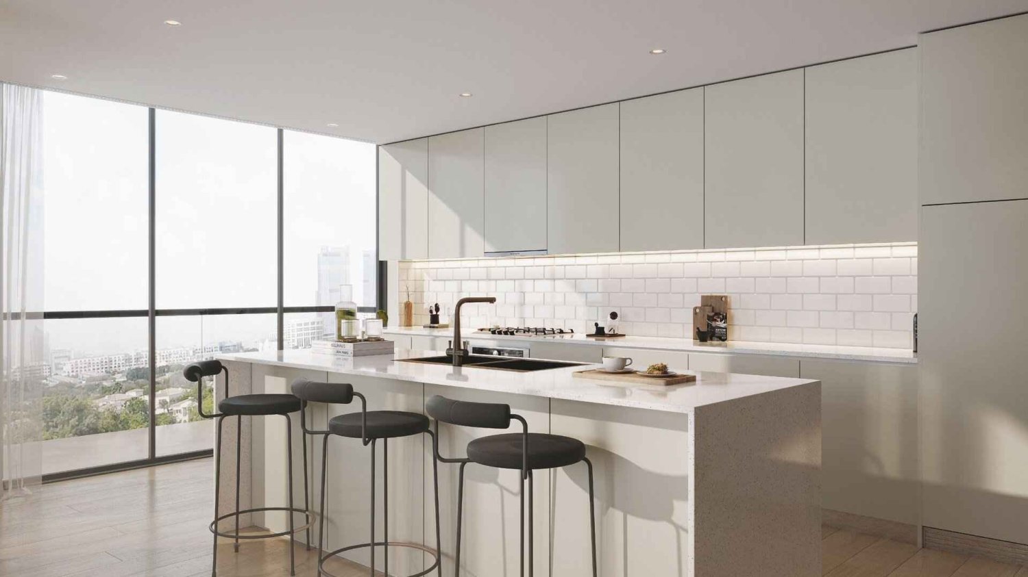 Apartamento T2 em The Corner, Dubai Land, UAE N.º 63702