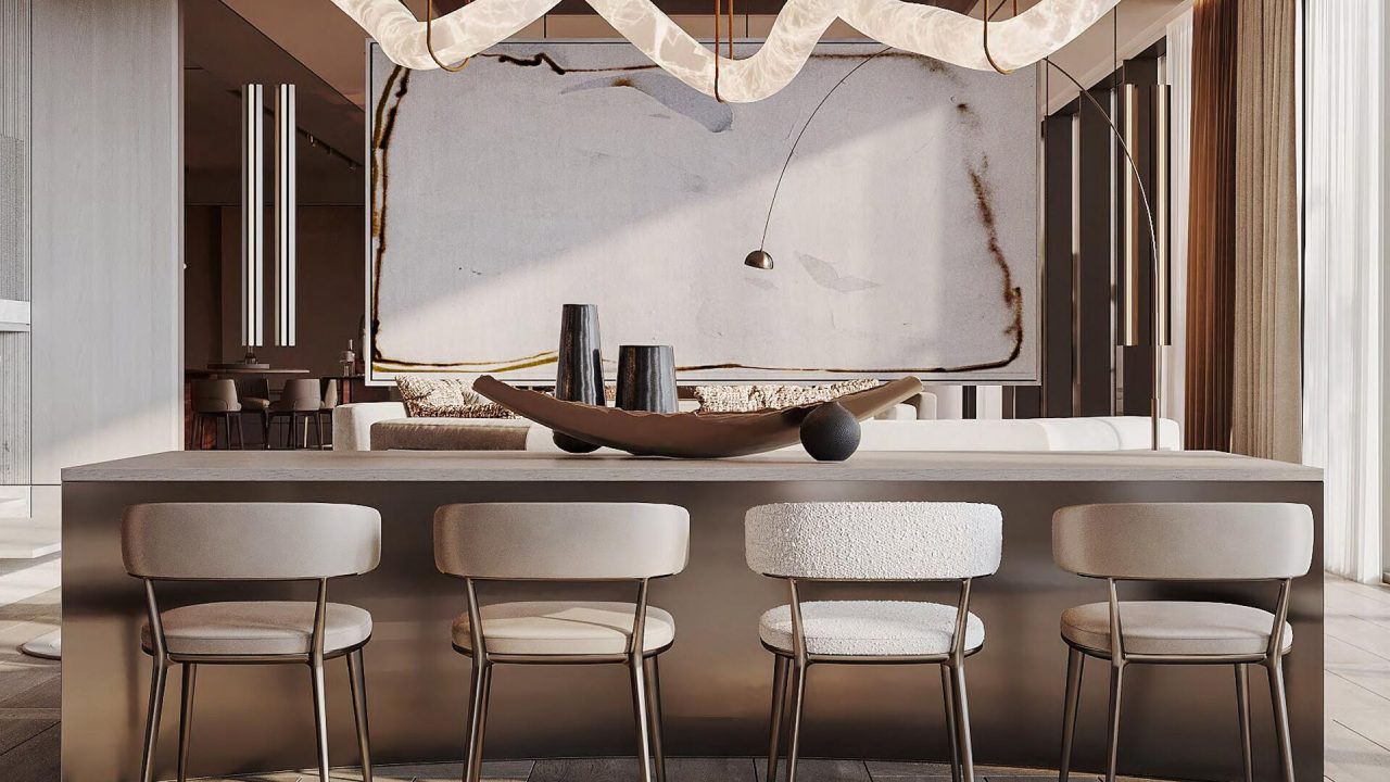 Квартира с 3 спальнями в ELA Residences, Пальма Джумейра, ОАЭ № 62893