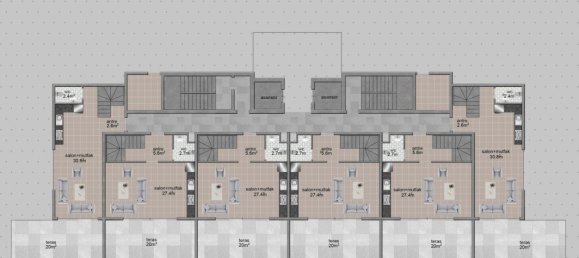 2-salle Appartement à Avsallar, Turkey No. 29931 18