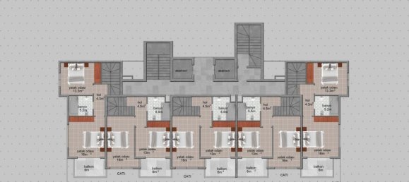 2-salle Appartement à Avsallar, Turkey No. 29931 12