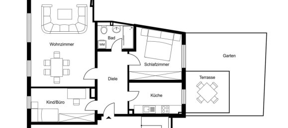 Квартира с 2 спальнями в Нюрнберг, Германия № 307211 10