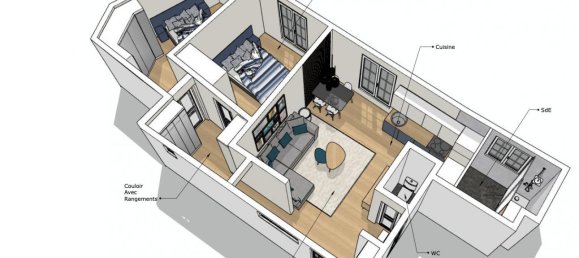 2 bedrooms Apartment in Paris, France No. 151743 10