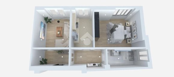 Квартира с 2 спальнями в Рим, Италия № 339964 26