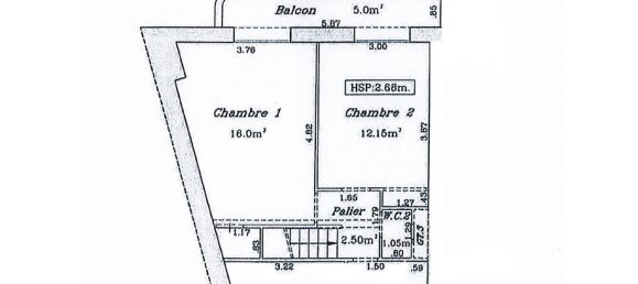 2 Schlafzimmer Doppelhaus in Paris, France, Nr. 174609 14