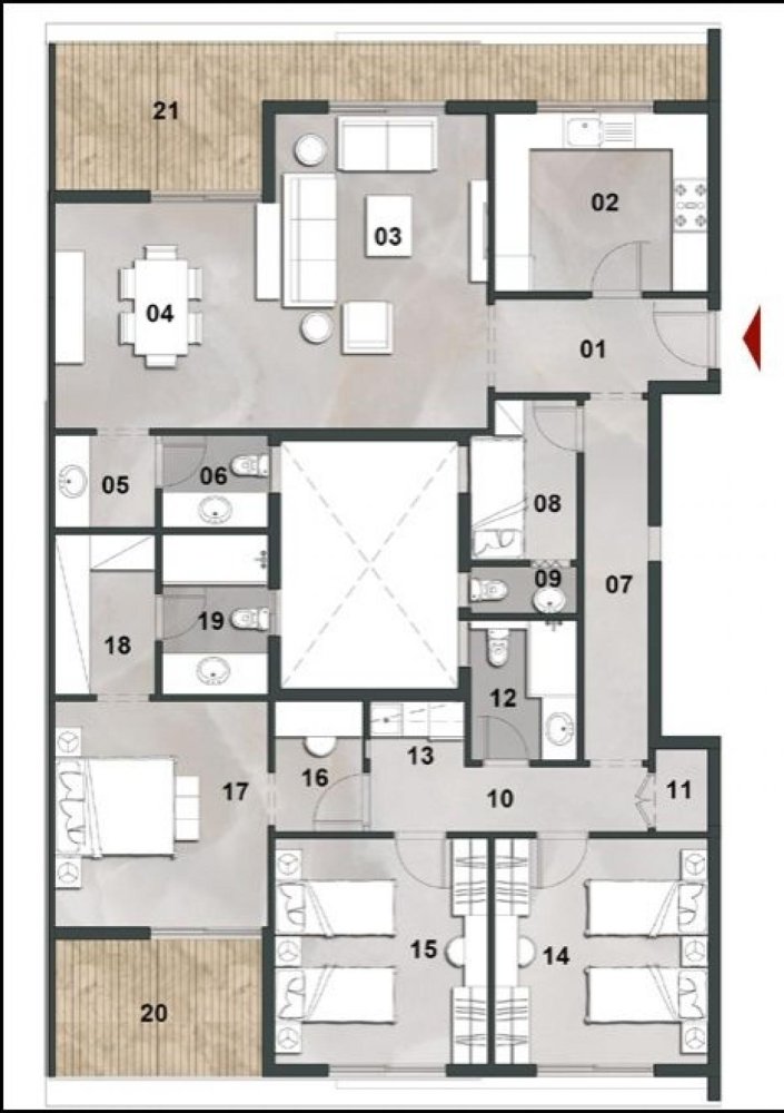 4 bedrooms Condo in New Capital City, Egypt No. 99