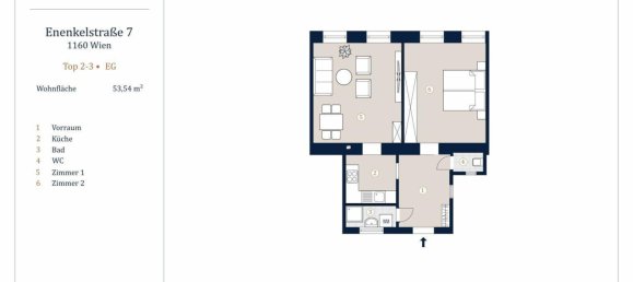 2غرفة شقة في Ottakring, Austria رقم 209482 8