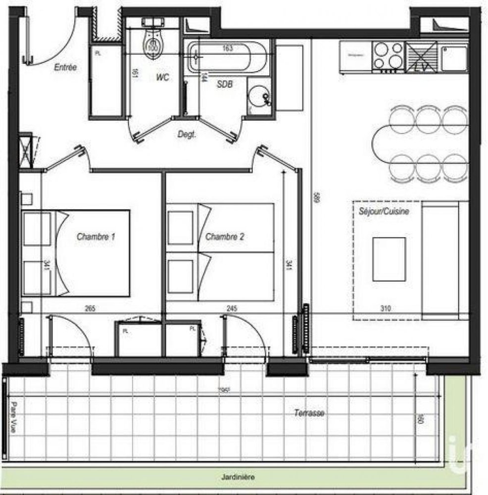 2 bedrooms Condo in Biarritz, France No. 2437