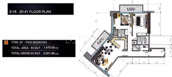 2 bedrooms Apartment in Business Bay, UAE No. 53527 12