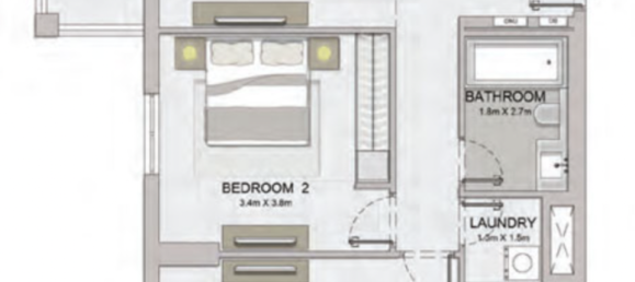 2 غرف نوم شقة في LA VOILE, دبي, UAE رقم 61247 6