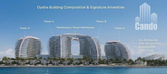 1 Schlafzimmer Wohnung in Al Marjan Island, UAE, Nr. 96722 16