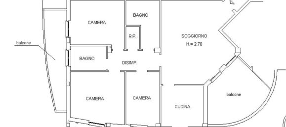 Квартира с 5 комнатами в Новара, Италия № 13284 23