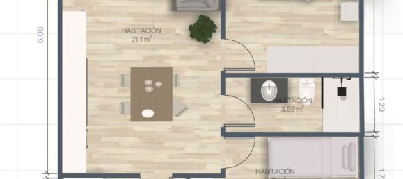 Apartamento de 3 dormitorios en Madrid, Spain No. 167442 20