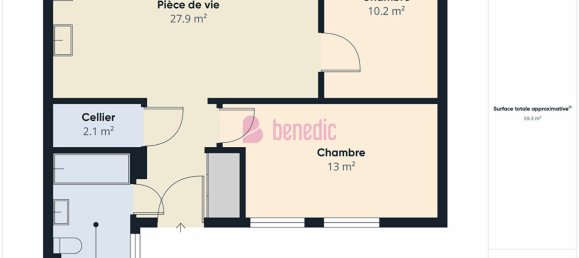 Дом с 2 спальнями в Монтиньи-ле-Мец, Франция № 350215 3