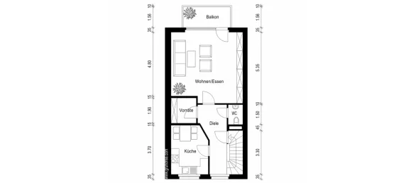 3-salle Appartement à Coesfeld, Germany No. 319234 9