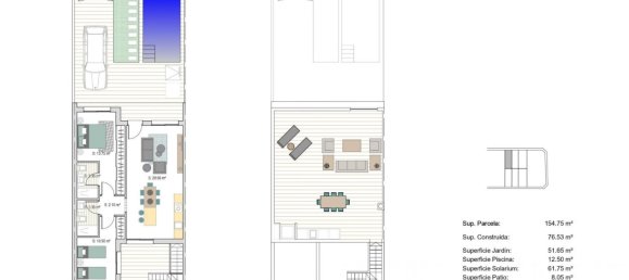 2 bedrooms Townhouse in San Javier, Spain No. 7069 7