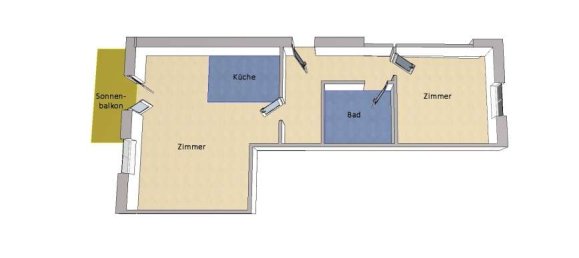 Apartamento de 2 divisões em Spandau, Germany N.º 219558 5