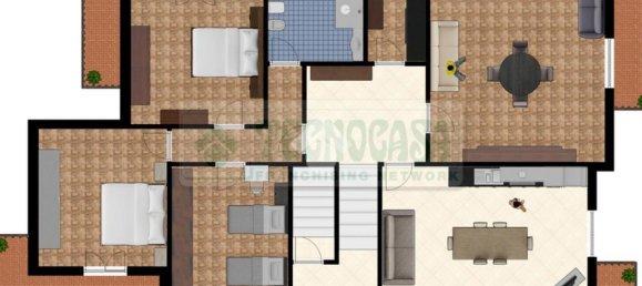 Вилла с 3 спальнями в Пумененго, Италия № 106257 36