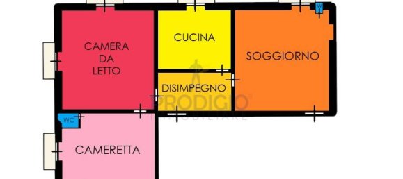 Квартира с 2 спальнями в Мольфетта, Италия № 76224 31