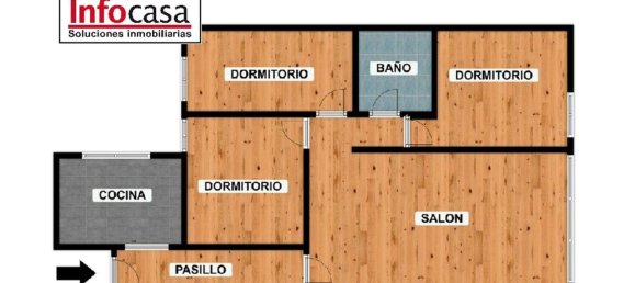 3 Schlafzimmer Wohnung in Madrid, Spain, Nr. 89387 2