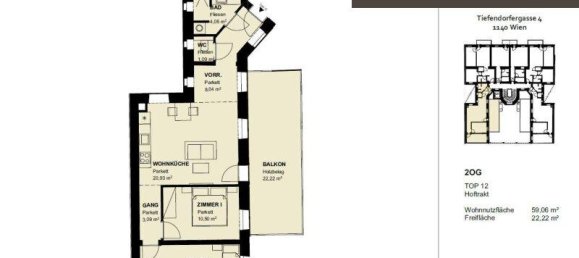 Квартира с 3 комнатами в Пенцинг, Австрия № 38739 24