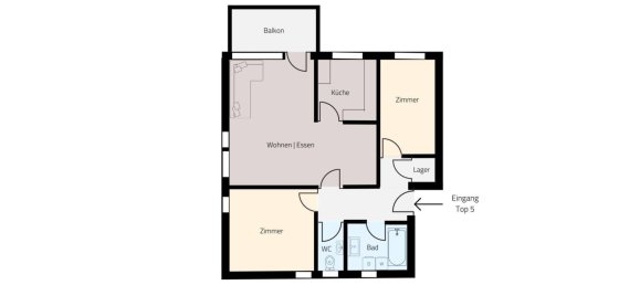 3 rooms Apartment in Lustenau, Austria No. 128158 14