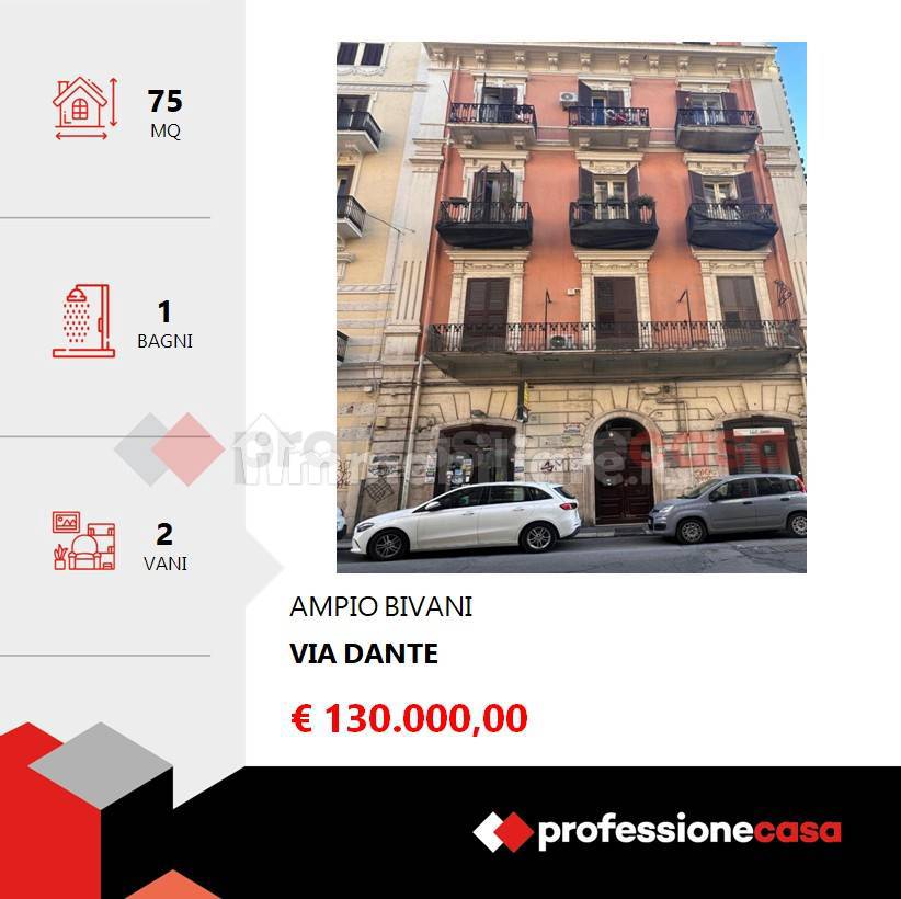 Apartamento T2 em Bari, Italy N.º 56757