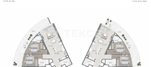 Duplex T2 em Business Bay, UAE N.º 16090 25