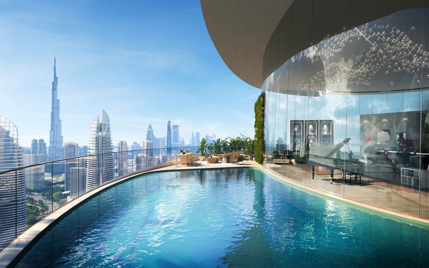 Duplex T2 em Business Bay, UAE N.º 16090