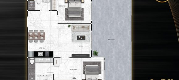 2 chambres Condo à Pattaya, Thailand No. 11638 28