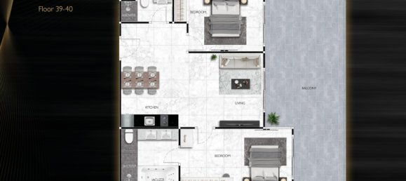 2 chambres Condo à Pattaya, Thailand No. 11638 27