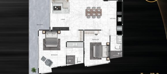 2 chambres Condo à Pattaya, Thailand No. 11638 22